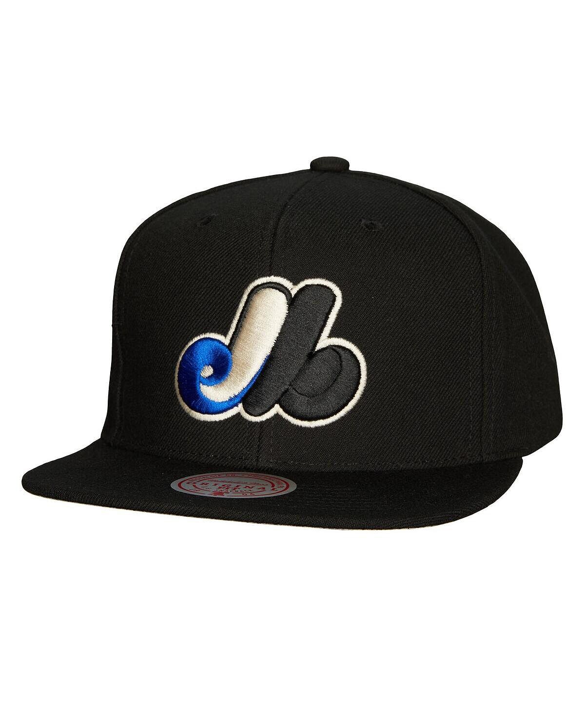 

Мужская черная кепка Snapback Montreal Expos Cooperstown Collection True Classics Mitchell & Ness