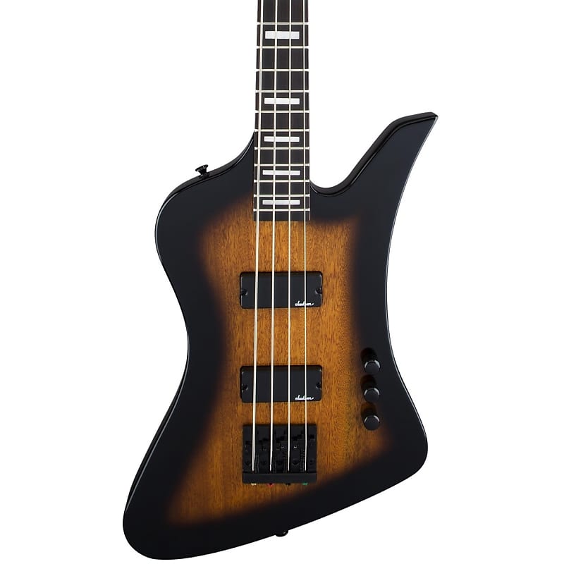jackson js series kelly™ js32 rosewood fingerboard snow white электрогитара серия js kelly™ Басс гитара Jackson JS2 Kelly Bird Electric Bass, with Amaranth Fingerboard