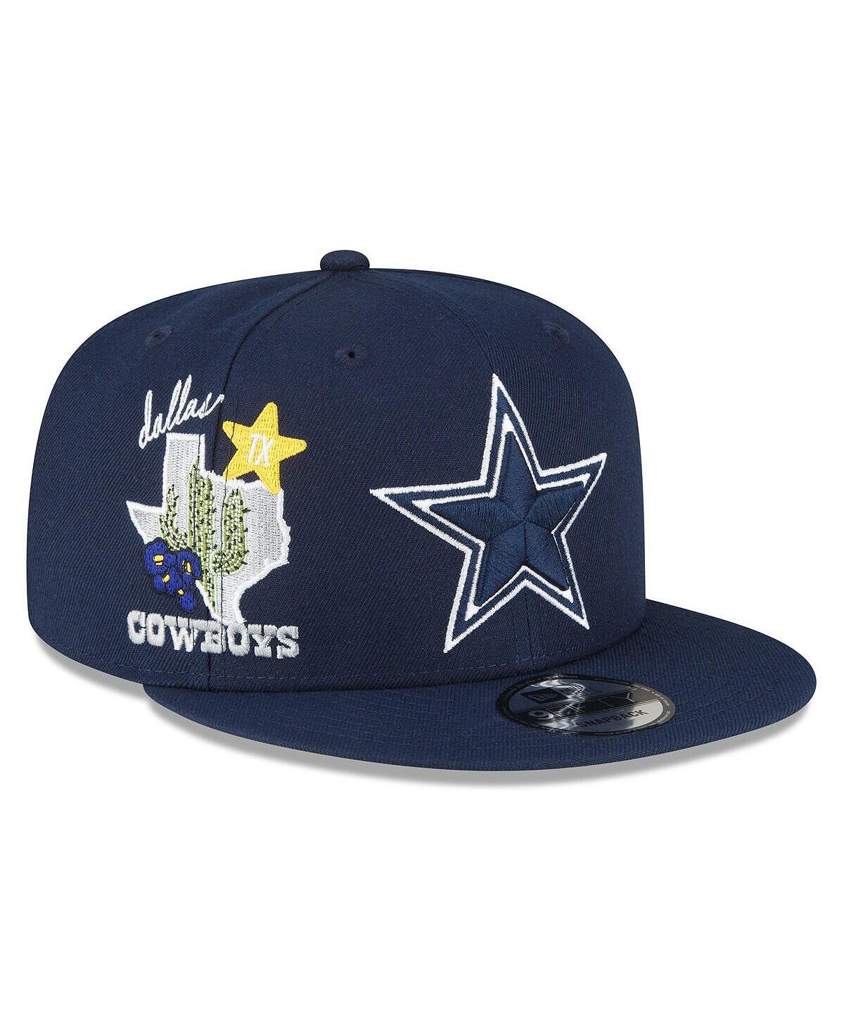 

Мужская темно-синяя бейсболка Dallas Cowboys Icon 9FIFTY Snapback New Era