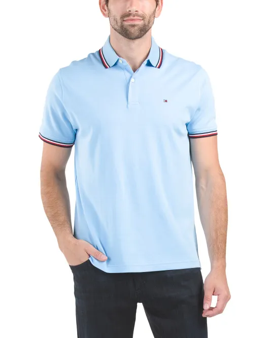 

Поло с короткими рукавами Richard Tommy Hilfiger, цвет Cornflower