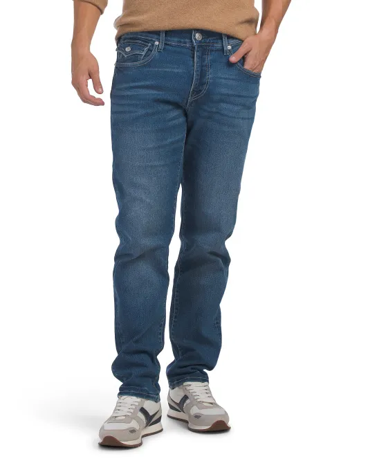 

Узкие джинсы Geno Sn с клапанами True Religion, цвет Medium Autumn Wash