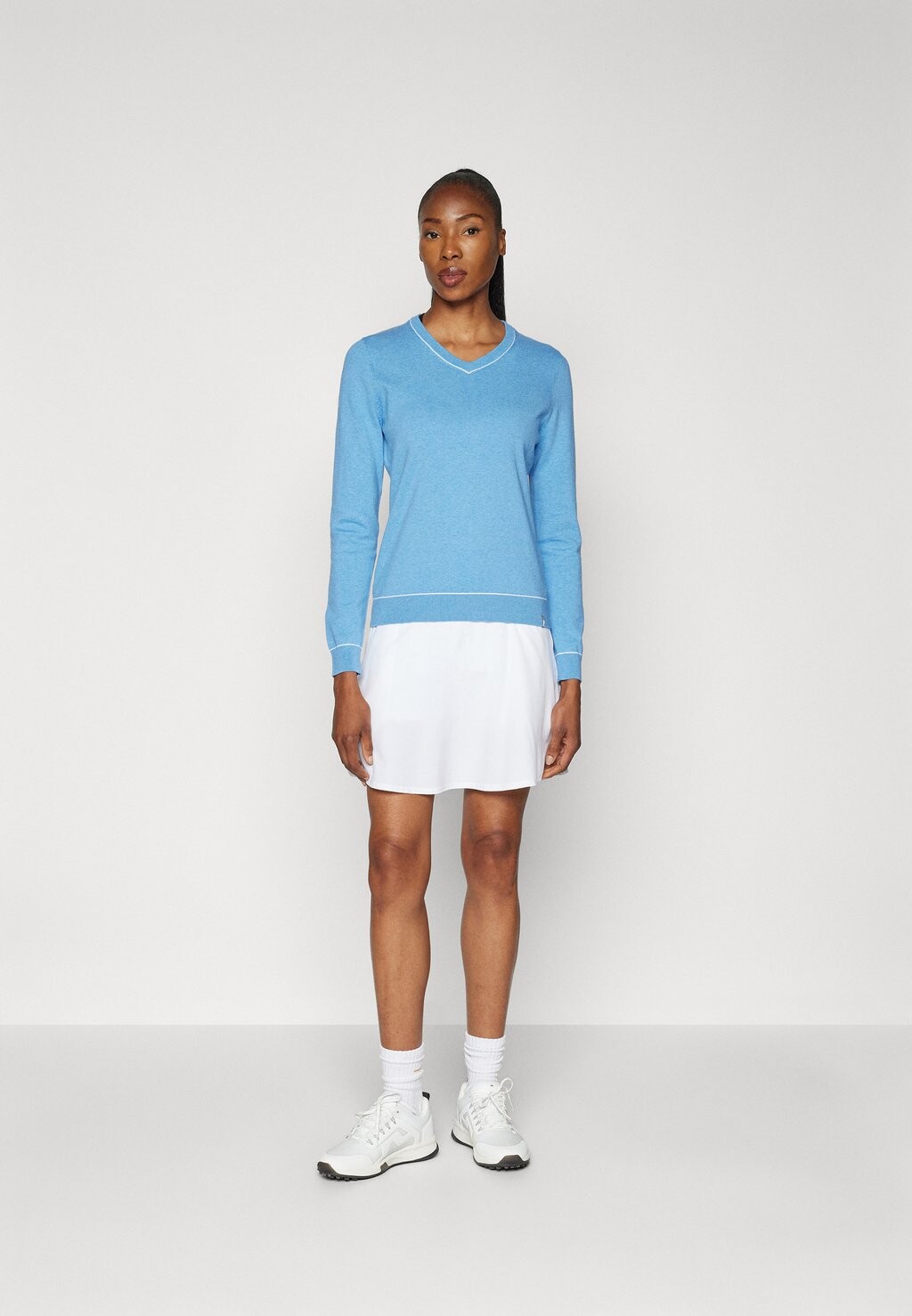 

Джемпер WOMEN KICKI V NECK Kjus, светло-голубой