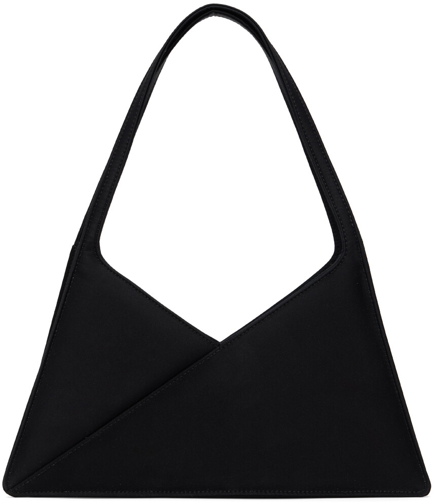 

Черная сумка через плечо с треугольниками (6 штук) MM6 Maison Margiela