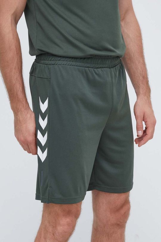 Спортивные шорты Topaz Hummel, зеленый тренировочные шорты flex mesh hummel синий