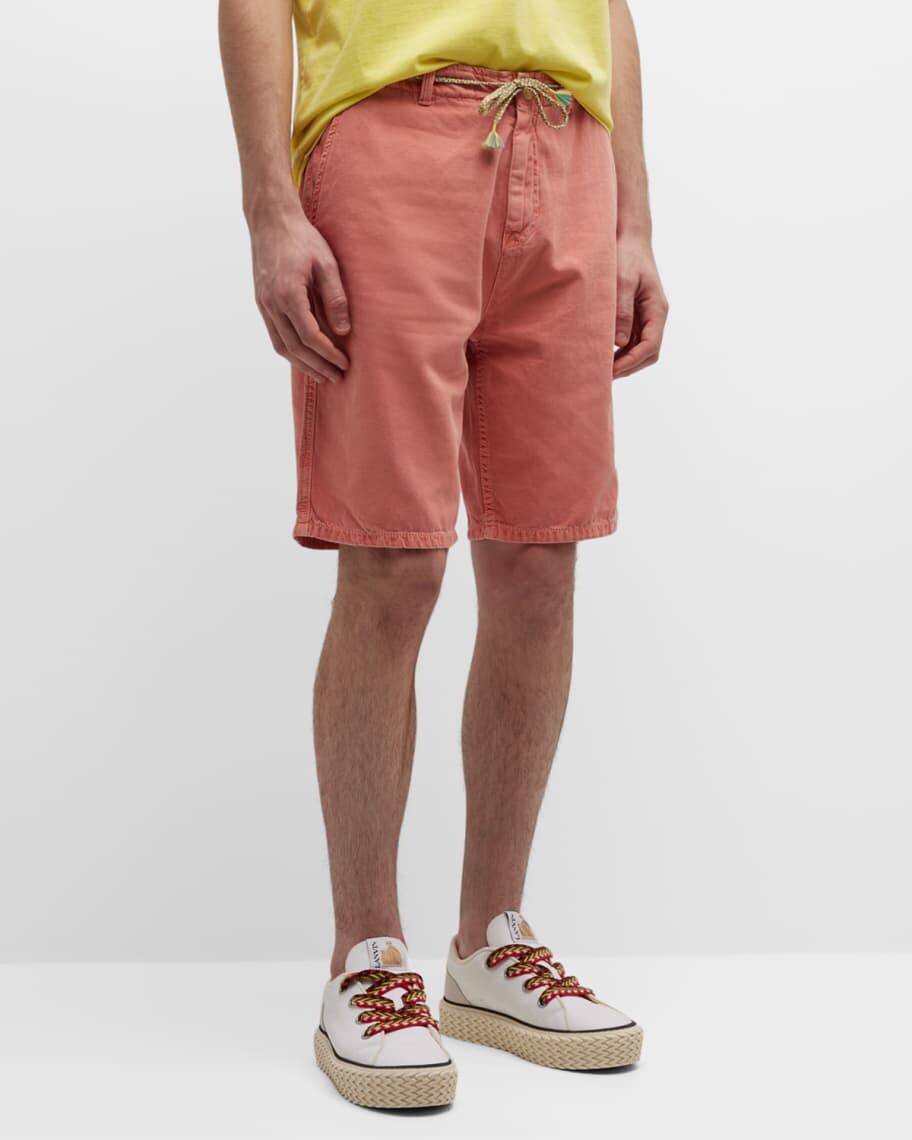 

Мужские шорты из мягкого хлопка и льна Scotch & Soda