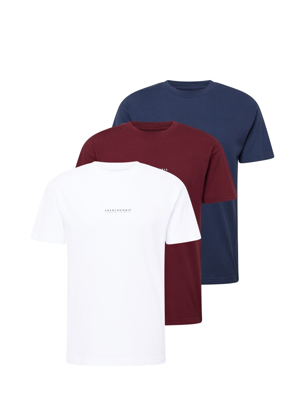 

Футболка Abercrombie & Fitch, морской синий/винно-красный/белый