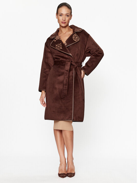 

Переходное пальто стандартного кроя Guess, коричневый