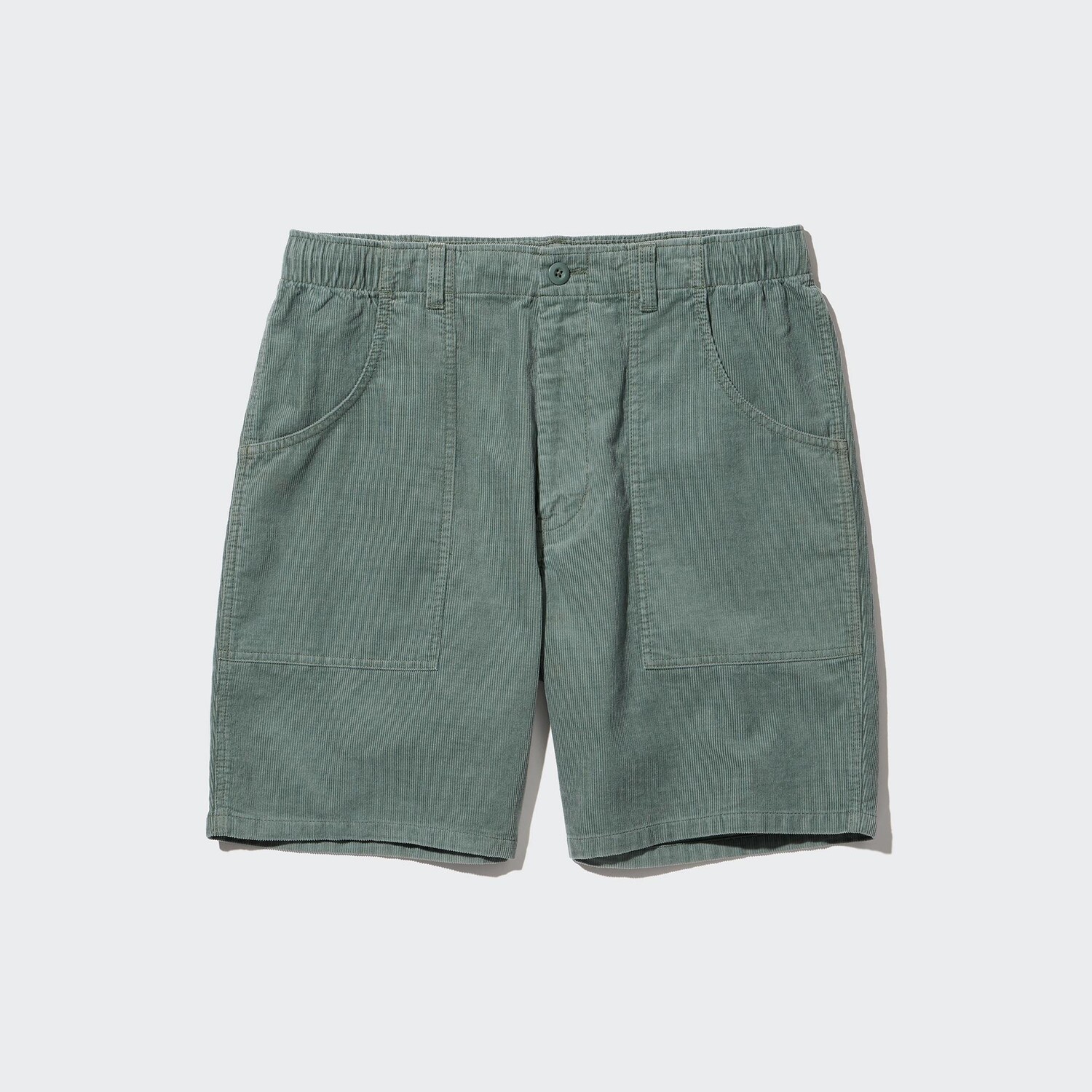 

Шорты-бермуды Uniqlo Corduroy, зеленый