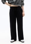 

Брюки для тренировочного костюма WIDE-LEG Pull&Bear, черный