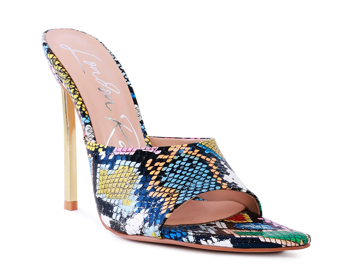 

Сандалии Bottoms Up Sandal London Rag, цвет multicolorsnakeprint