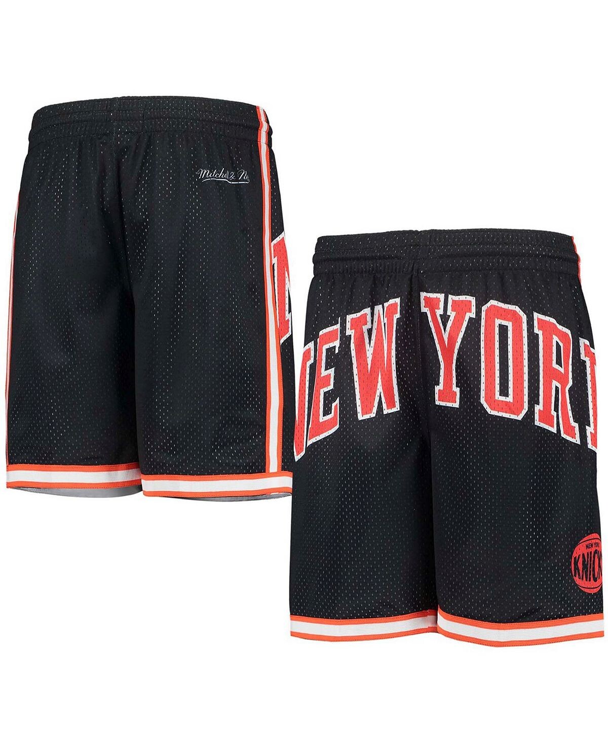 

Черные шорты из сетки Big Boys New York Knicks Hardwood Classics Mitchell & Ness