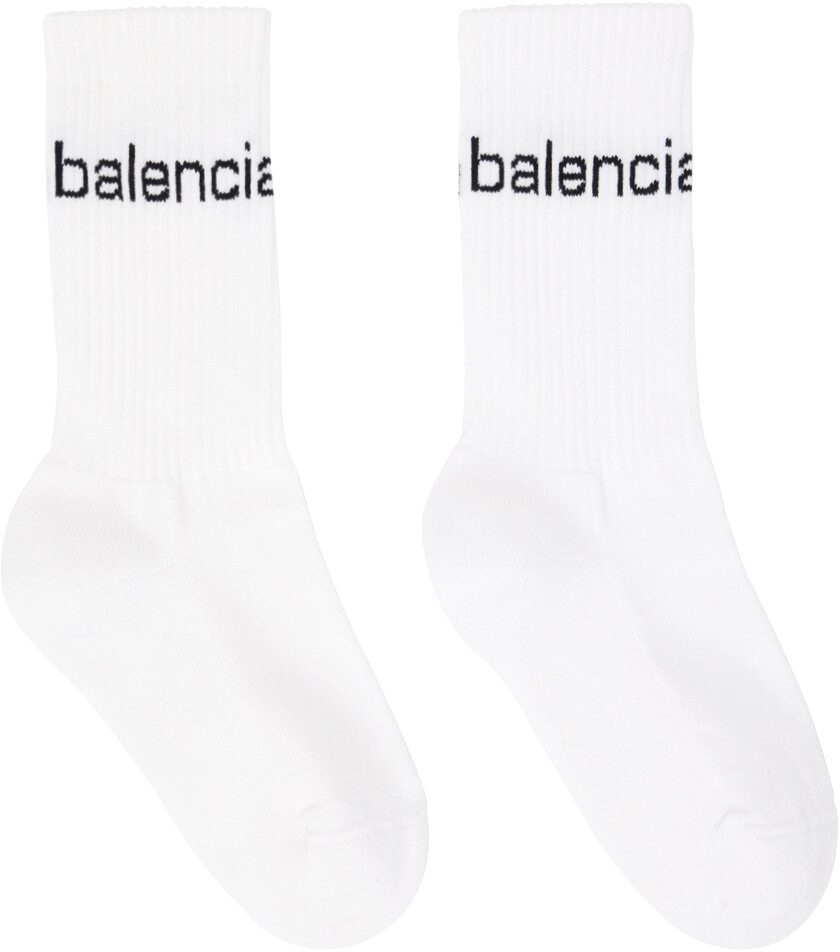 

Белые носки Balenciaga Bal.Com
