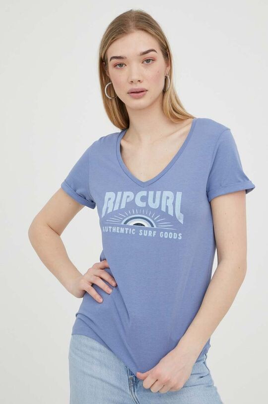 

Хлопковая футболка Rip Curl, синий