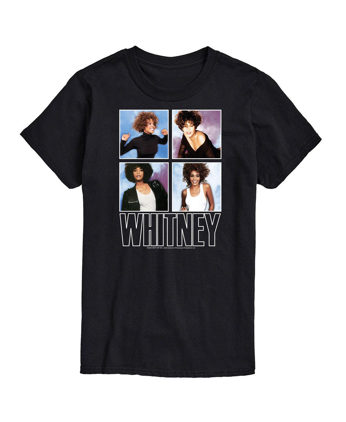 Мужская футболка с коротким рукавом Whitney Houston AIRWAVES