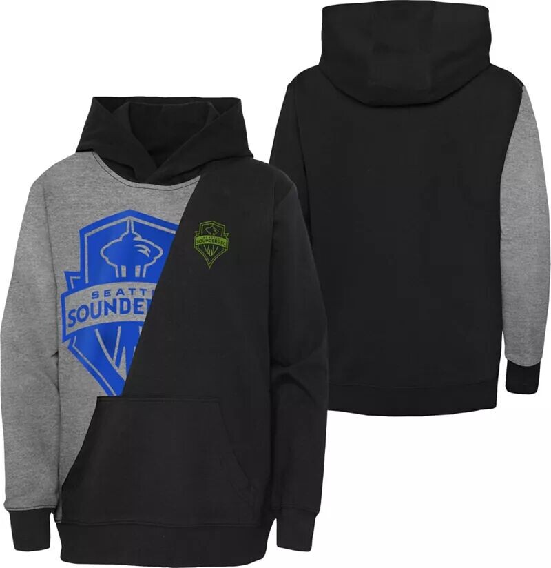 

Outerstuff Непревзойденный зеленый пуловер с капюшоном MLS Youth Seattle Sounders