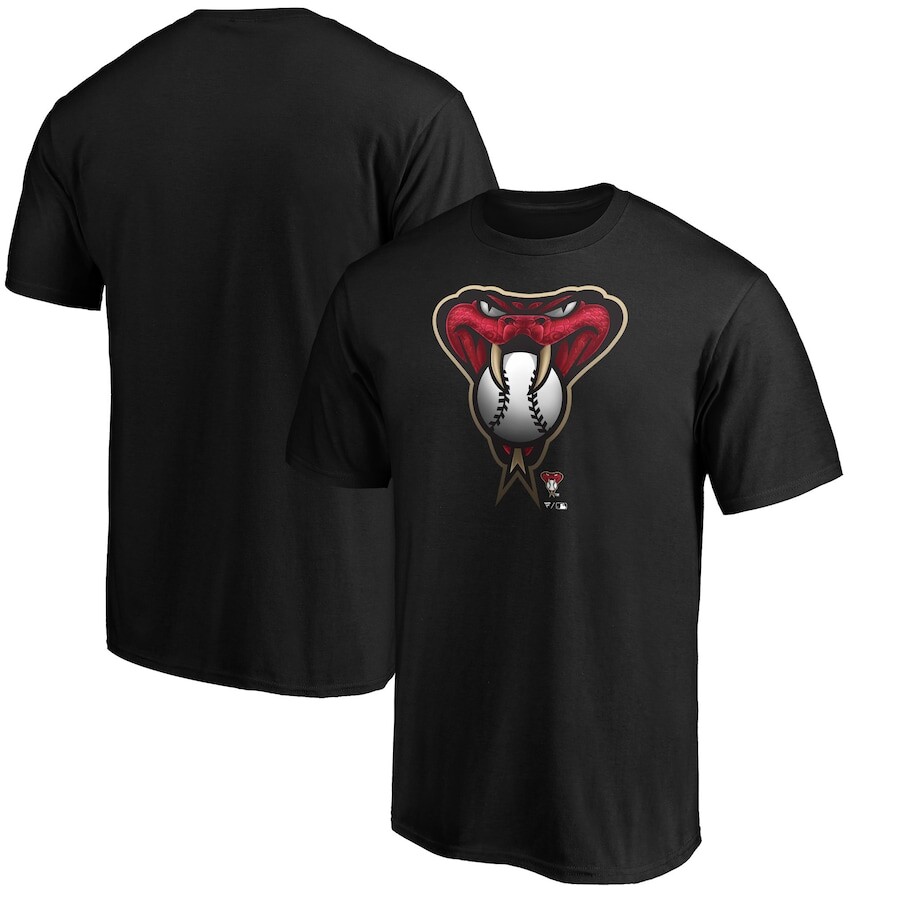 

Футболка с коротким рукавом Fanatics Branded Arizona Diamondbacks, черный