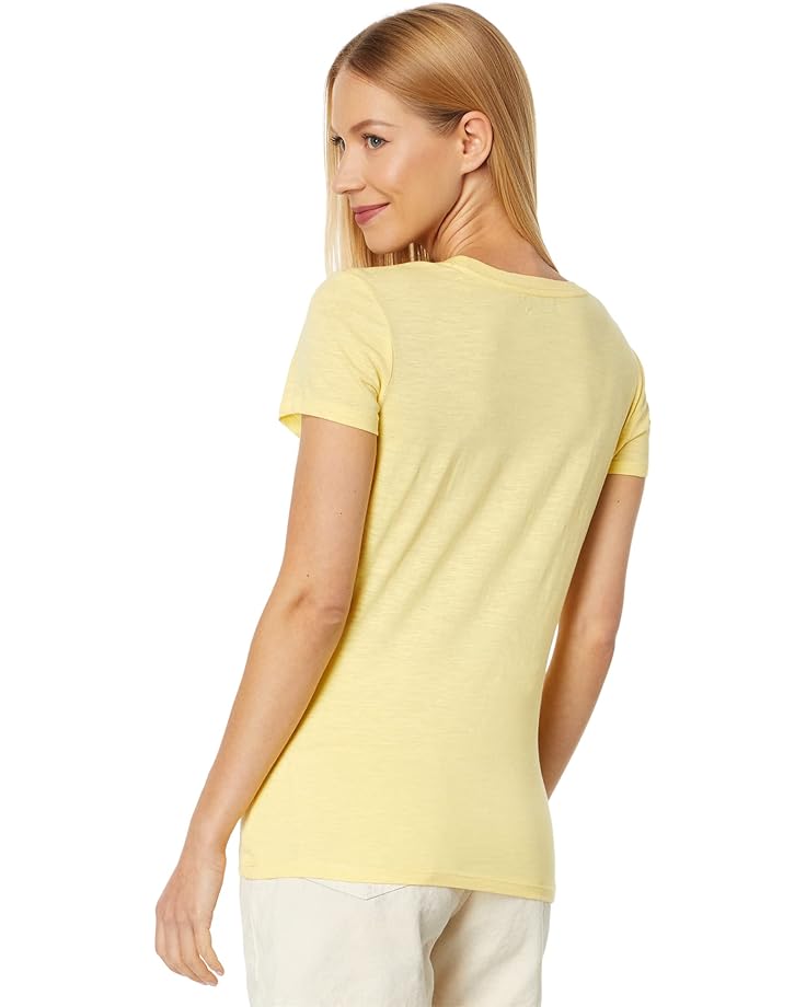 

Футболка U.S. POLO ASSN. Scoop Neck Solid T-Shirt, цвет Sunshine