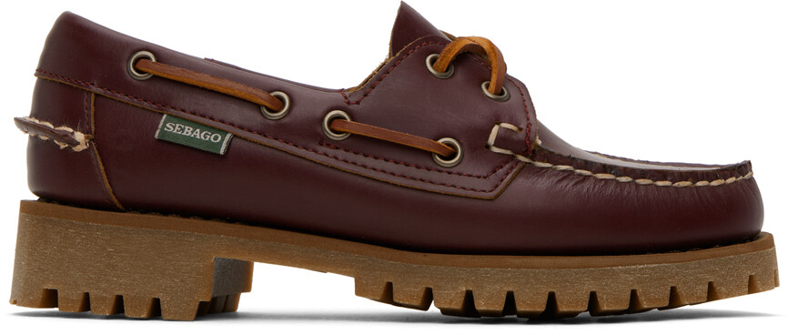 

Sebago Бордовые лоферы Ranger
