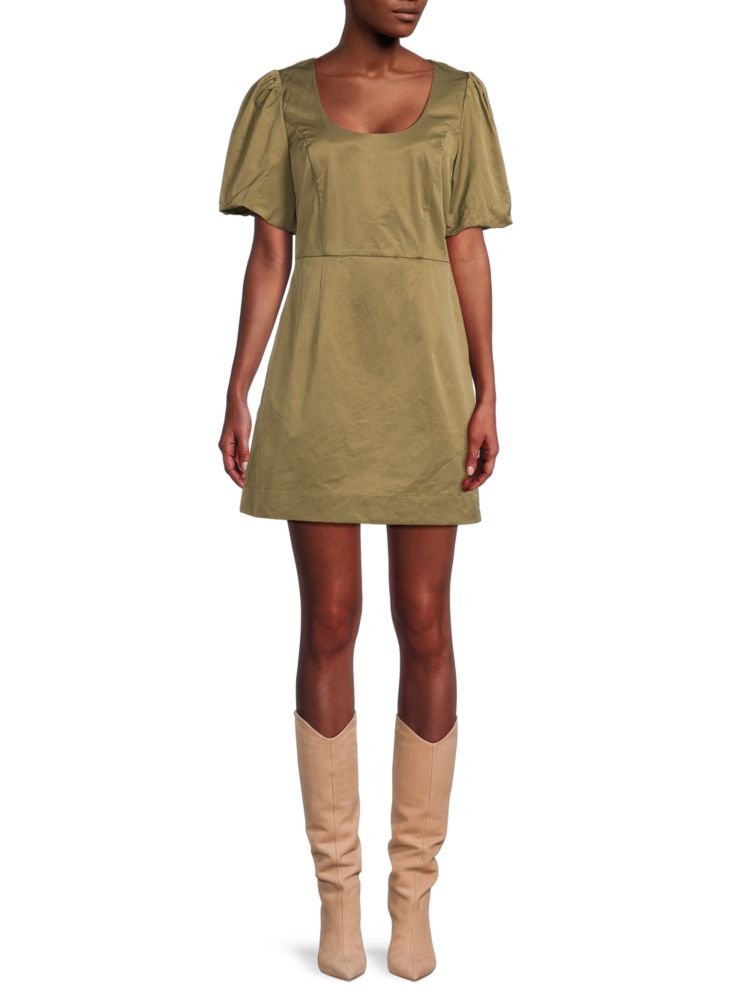 цена Мини-платье А-силуэта Army Sydelle Walter Baker, цвет Army