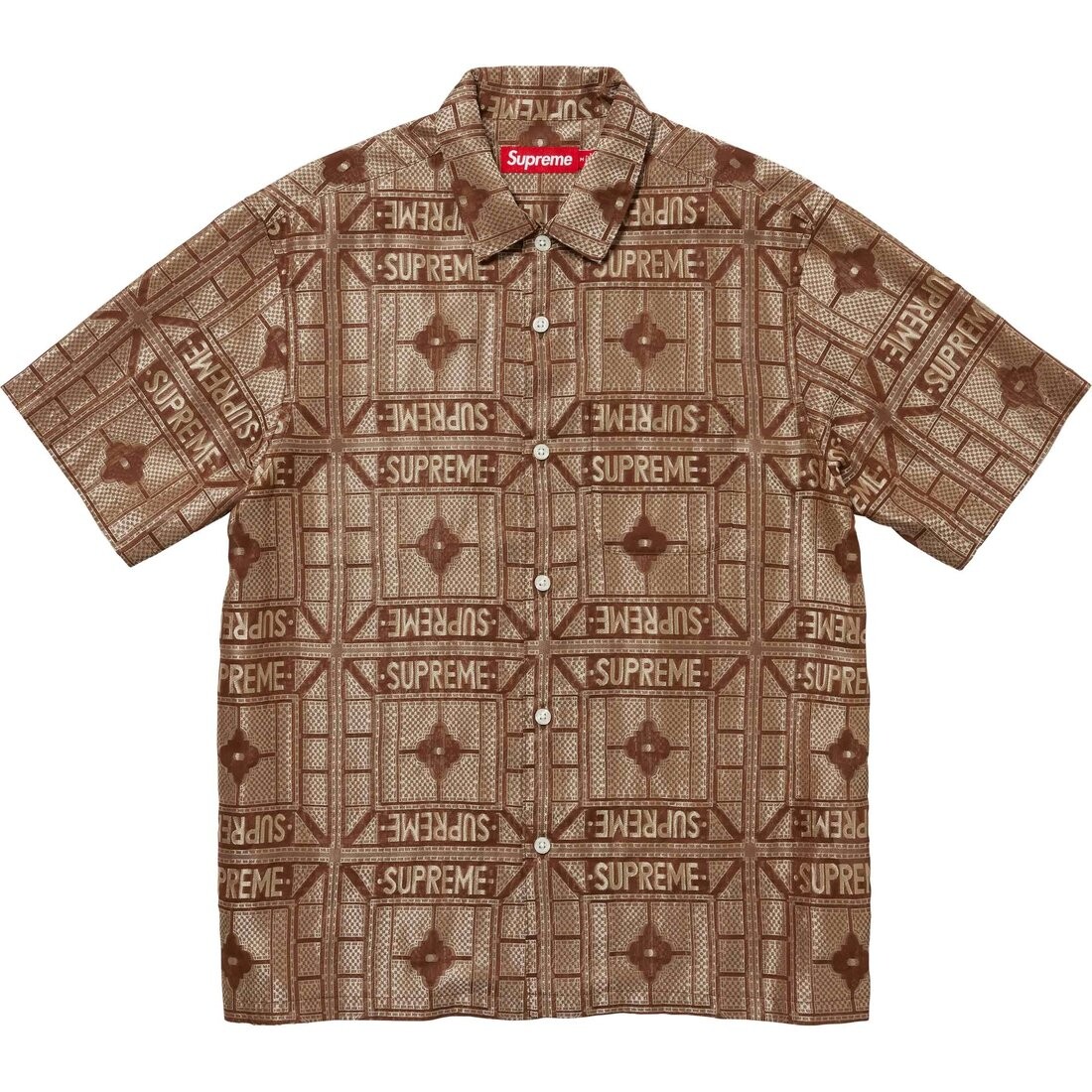

SS24 Рубашка унисекс Supreme, цвет Tan Se/Tan