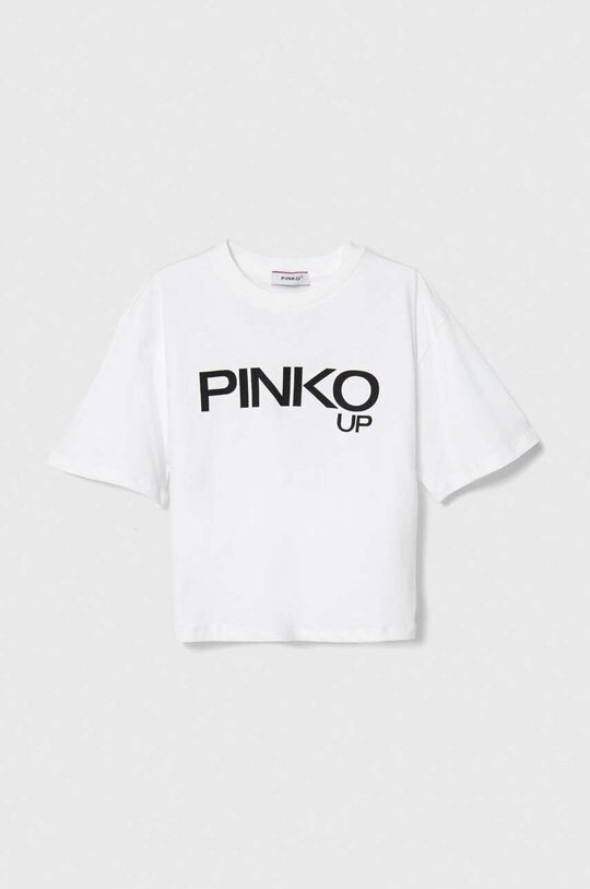 

Pinko Up Детская хлопковая футболка, белый