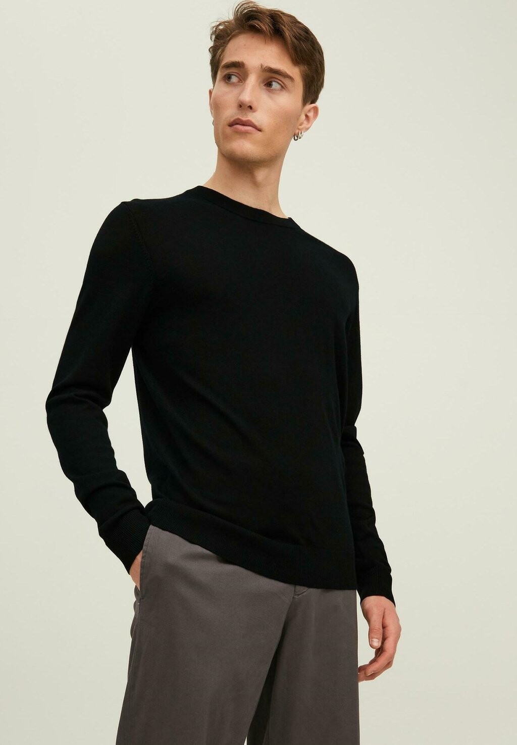 

Свитер CREW NECK Jack & Jones, черный