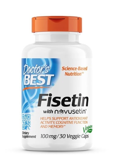 Doctor's Best, Фисетин с Новусетином 100 мг - 30 капсул