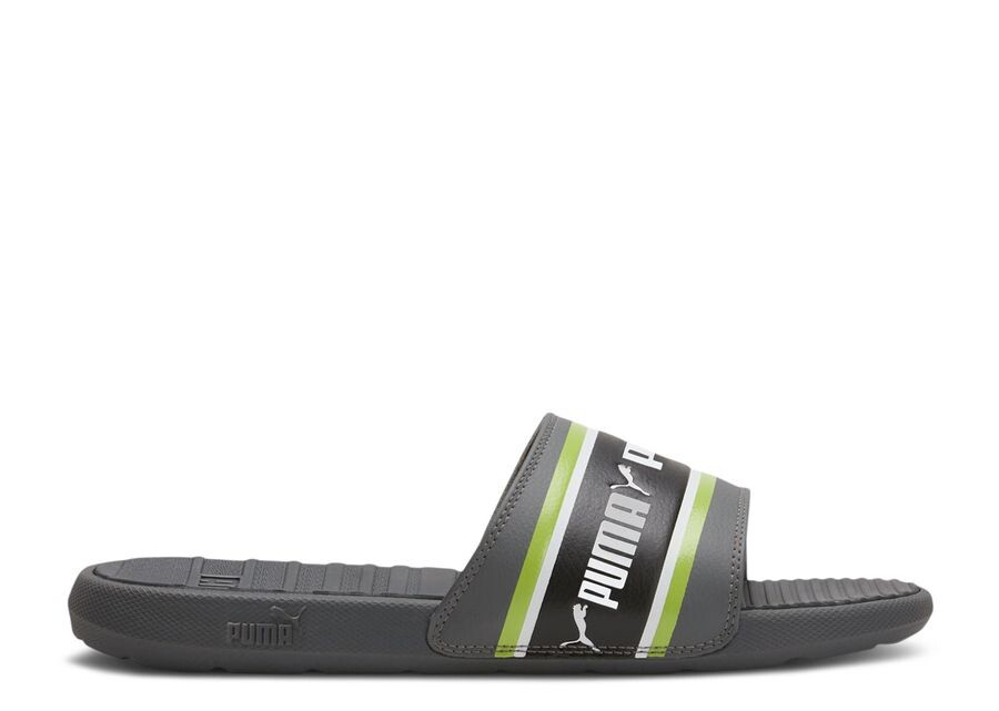 

Кроссовки Puma Cool Cat Slide 'Stripe Repeat - Castlerock Limepunch', черный