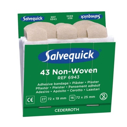 Стержни Salvequick для диспенсера 43 Vlies 1,9 + 2,5 x 7,2 см