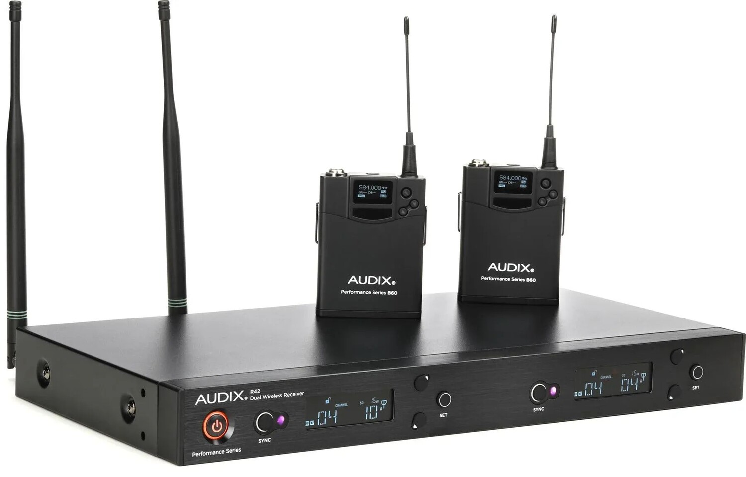 

Беспроводная система Audix AP42 BP Dual Bodypack — A-диапазон