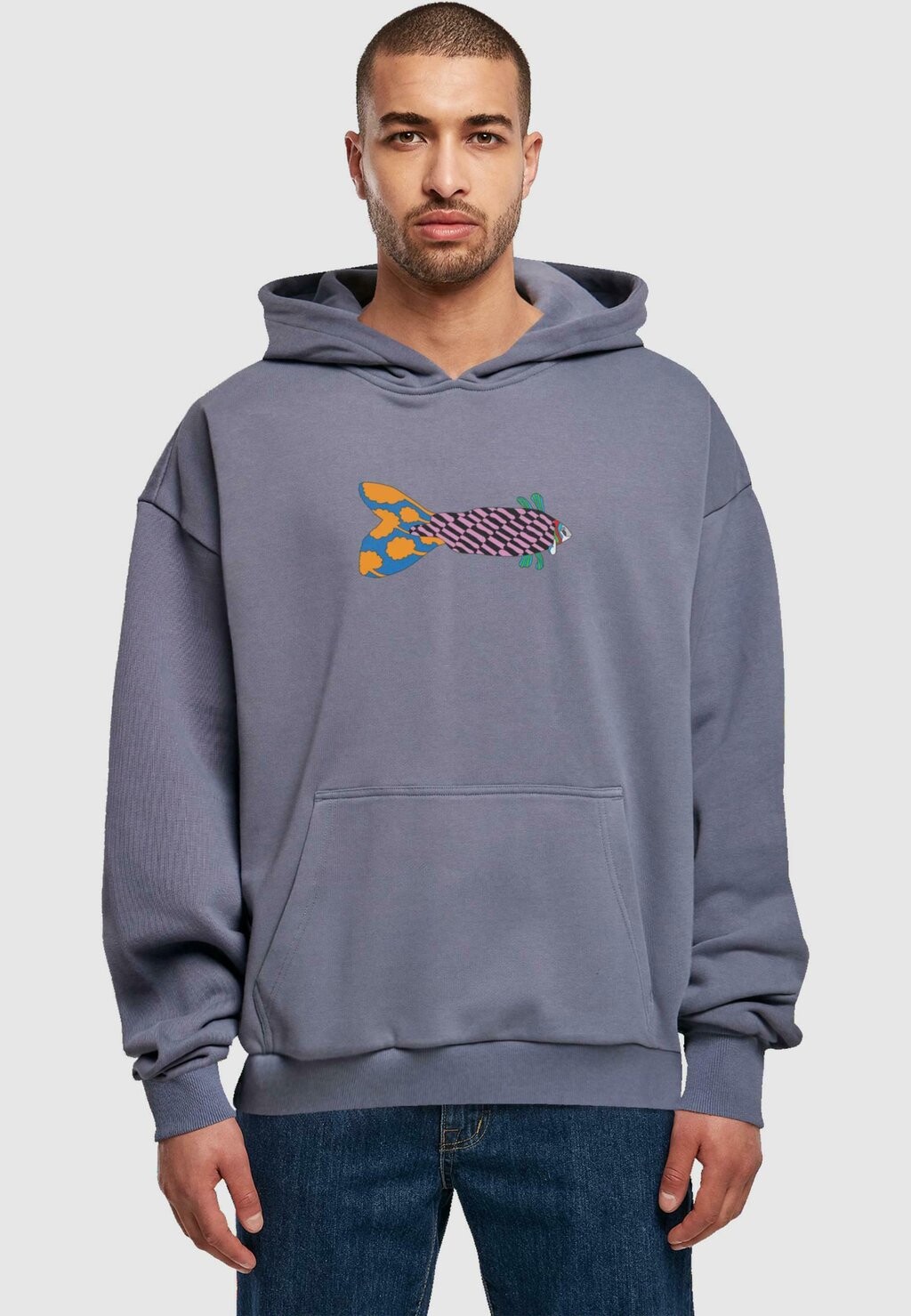 

Толстовка Yellow Submarine Fish Merchcode, цвет vintageblue