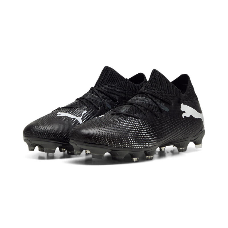 

Футбольные бутсы FUTURE 7 MATCH FG/AG женские PUMA Black White Shadow Grey