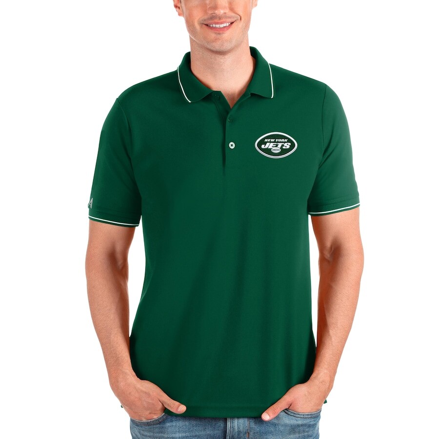 

Поло с коротким рукавом Antigua New York Jets, зеленый