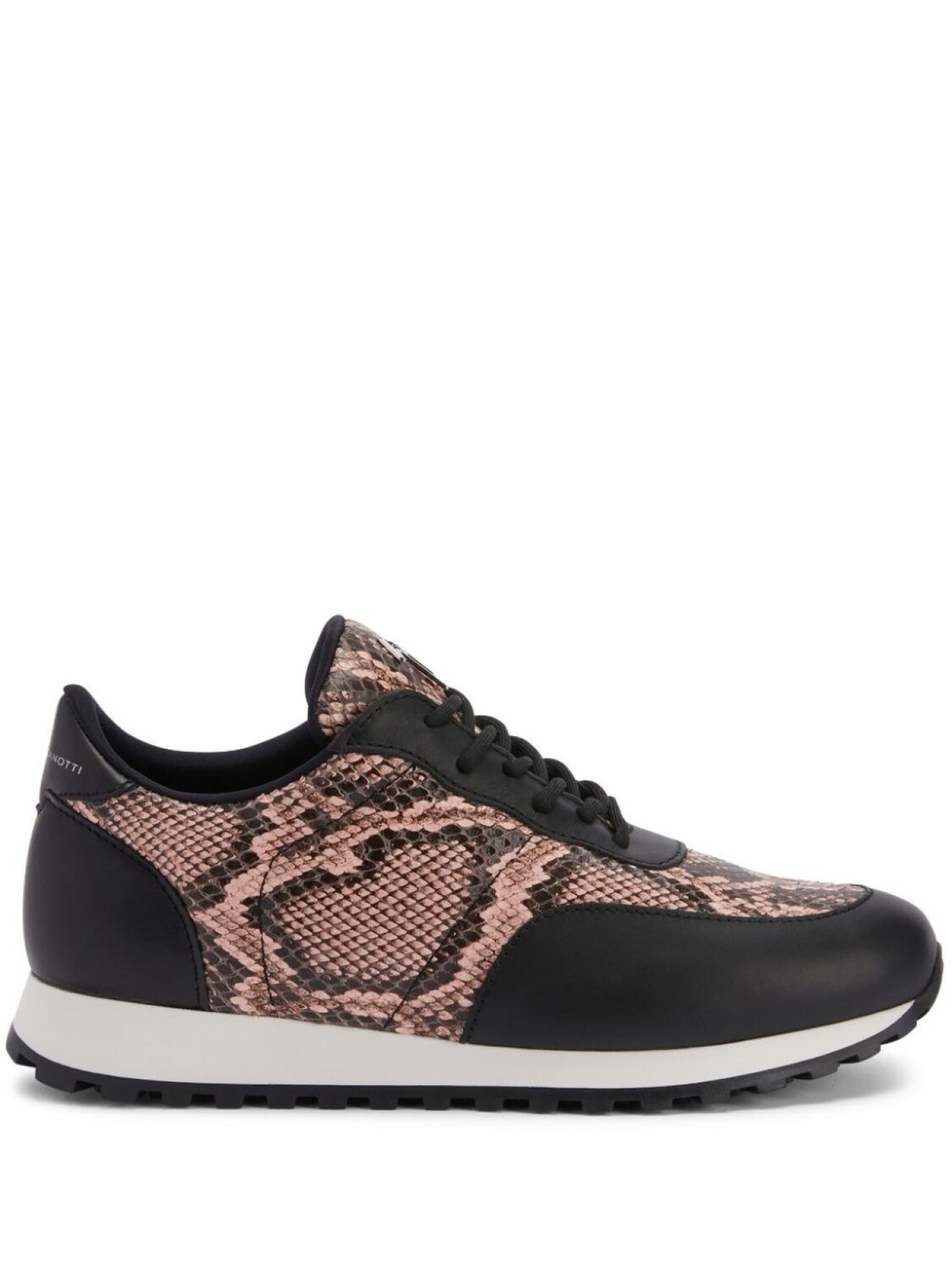 

Кроссовки Giuseppe Zanotti Jimi Lace-up, черный/розовый