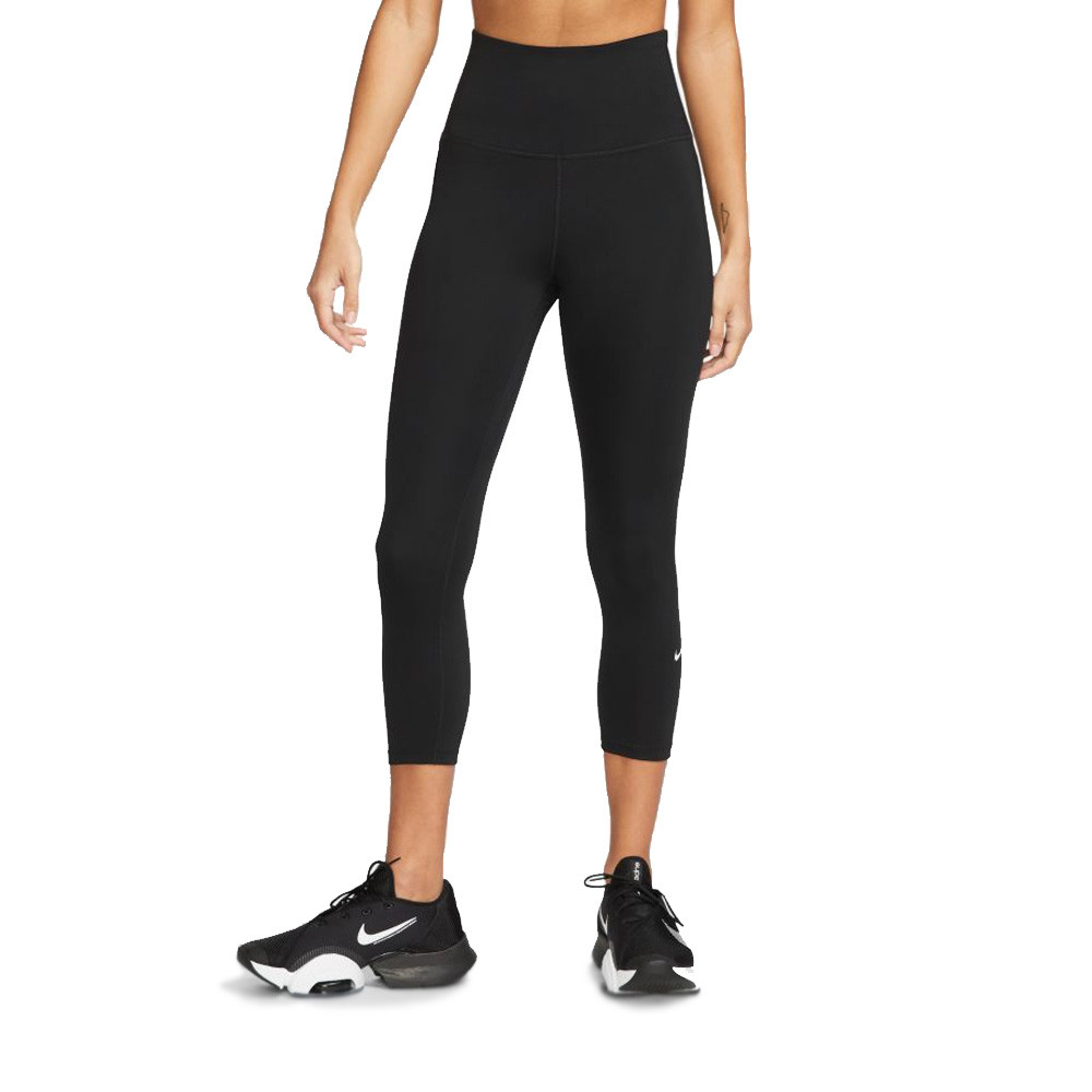 

Тайтсы Nike Dri-FIT One Crop, черный