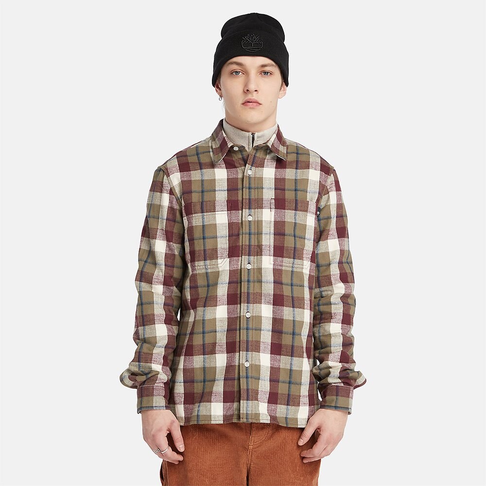 

Рубашка Timberland Windham Heavy Flannel, коричневый
