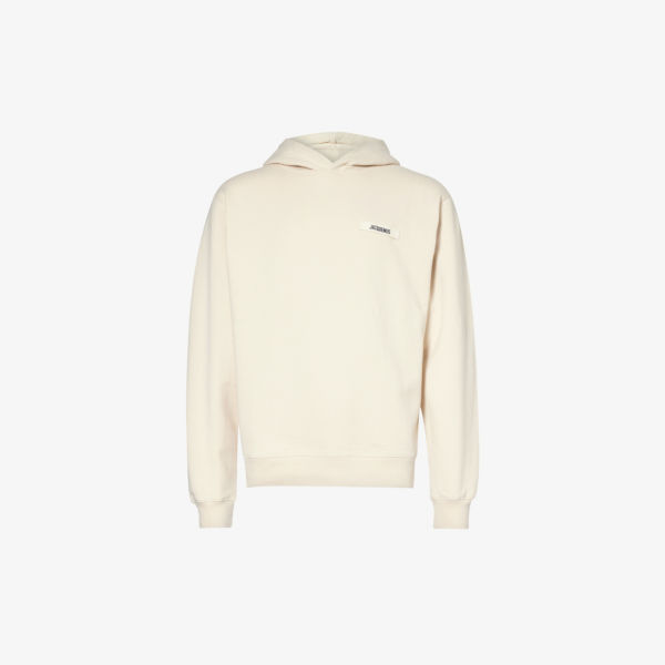 

Толстовка Le Hoodie Gros Grain из хлопкового джерси с фирменной биркой Jacquemus, бежевый