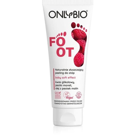 

Натуральный отшелушивающий скраб для ног, 75 мл OnlyBio, Foot