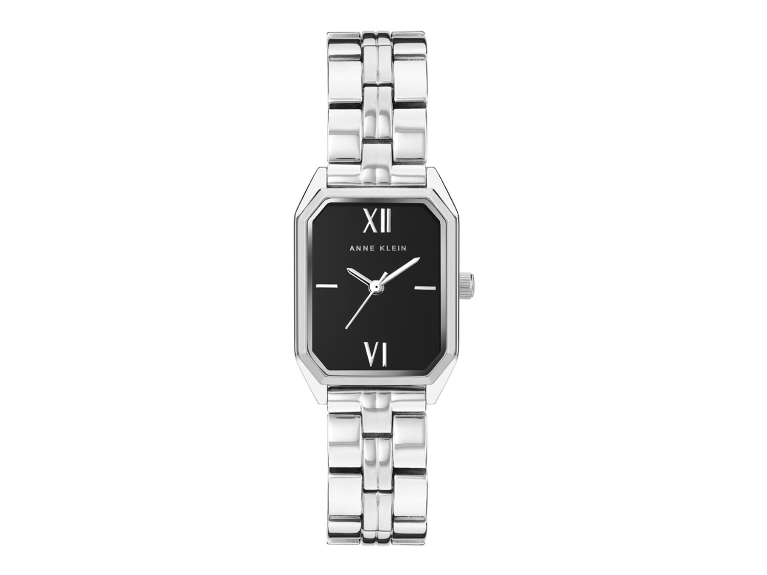 

Восьмиугольные часы Anne Klein – ФИНАЛЬНАЯ ПРОДАЖА, серебряный металлик