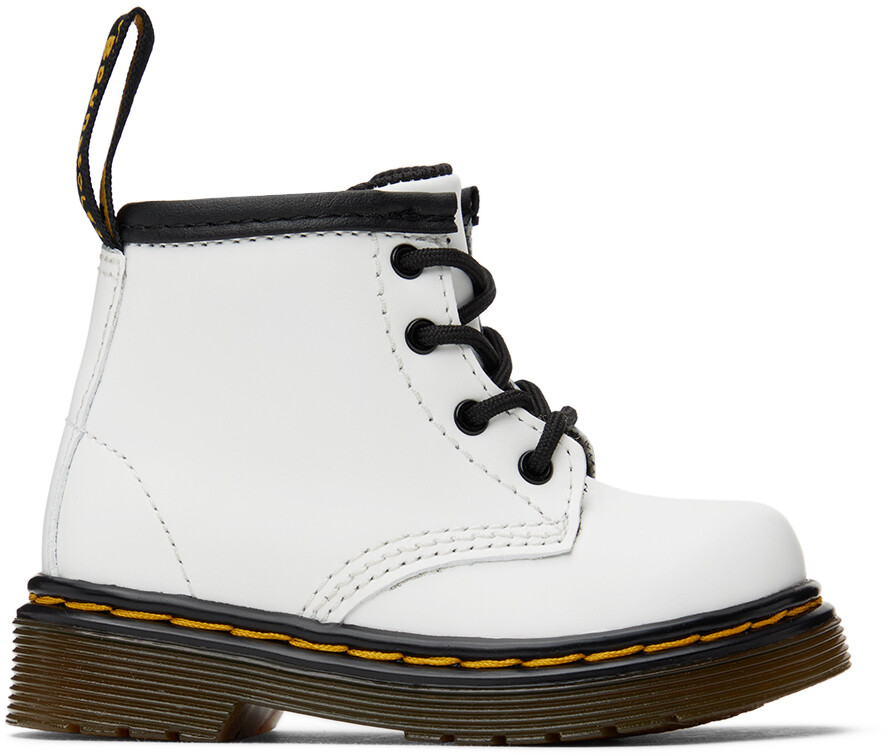 

Ботинки Baby White 1460 Белый romario Dr. Martens