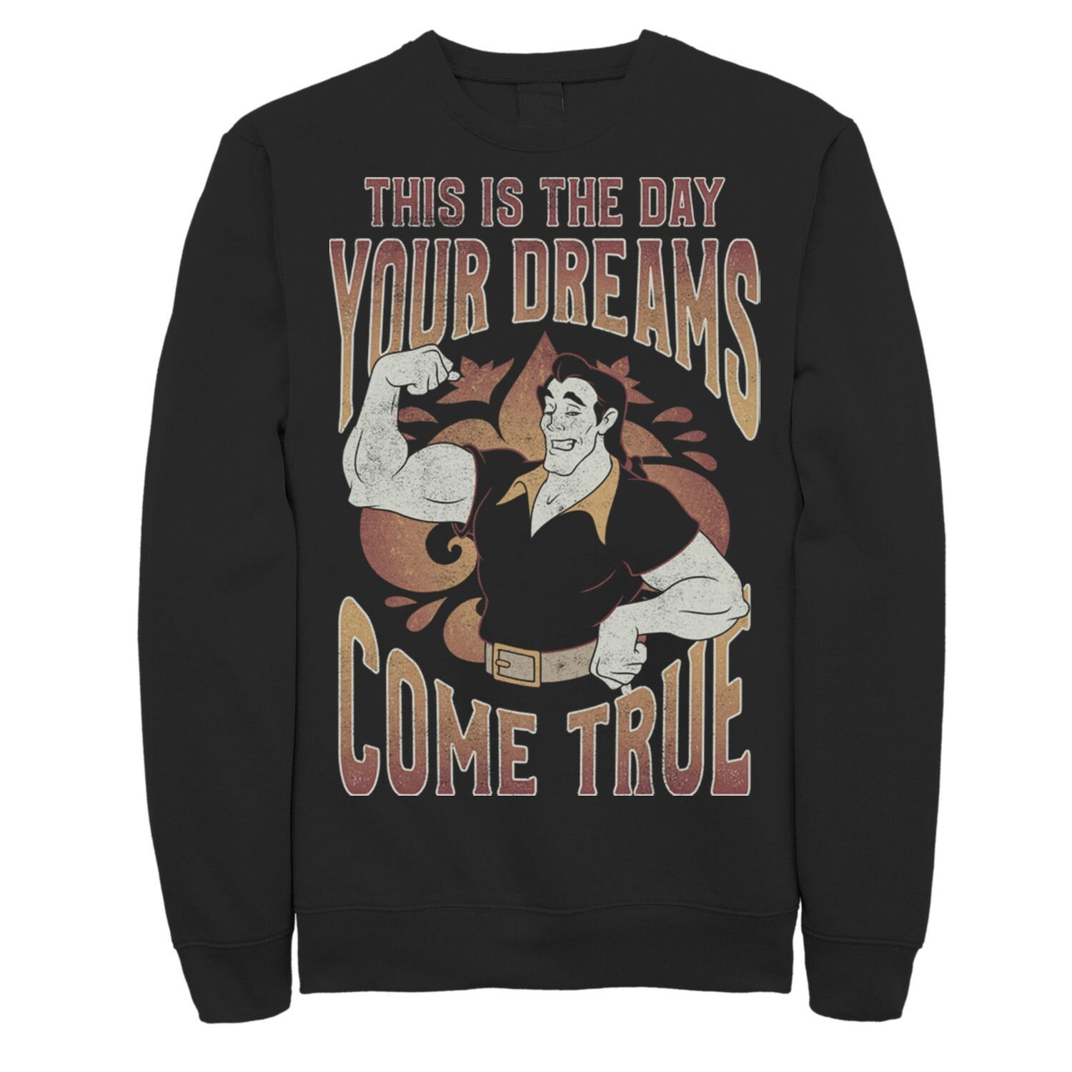 

Мужской свитшот Disney Villains Gaston The Day Your Dreams Come True Licensed Character