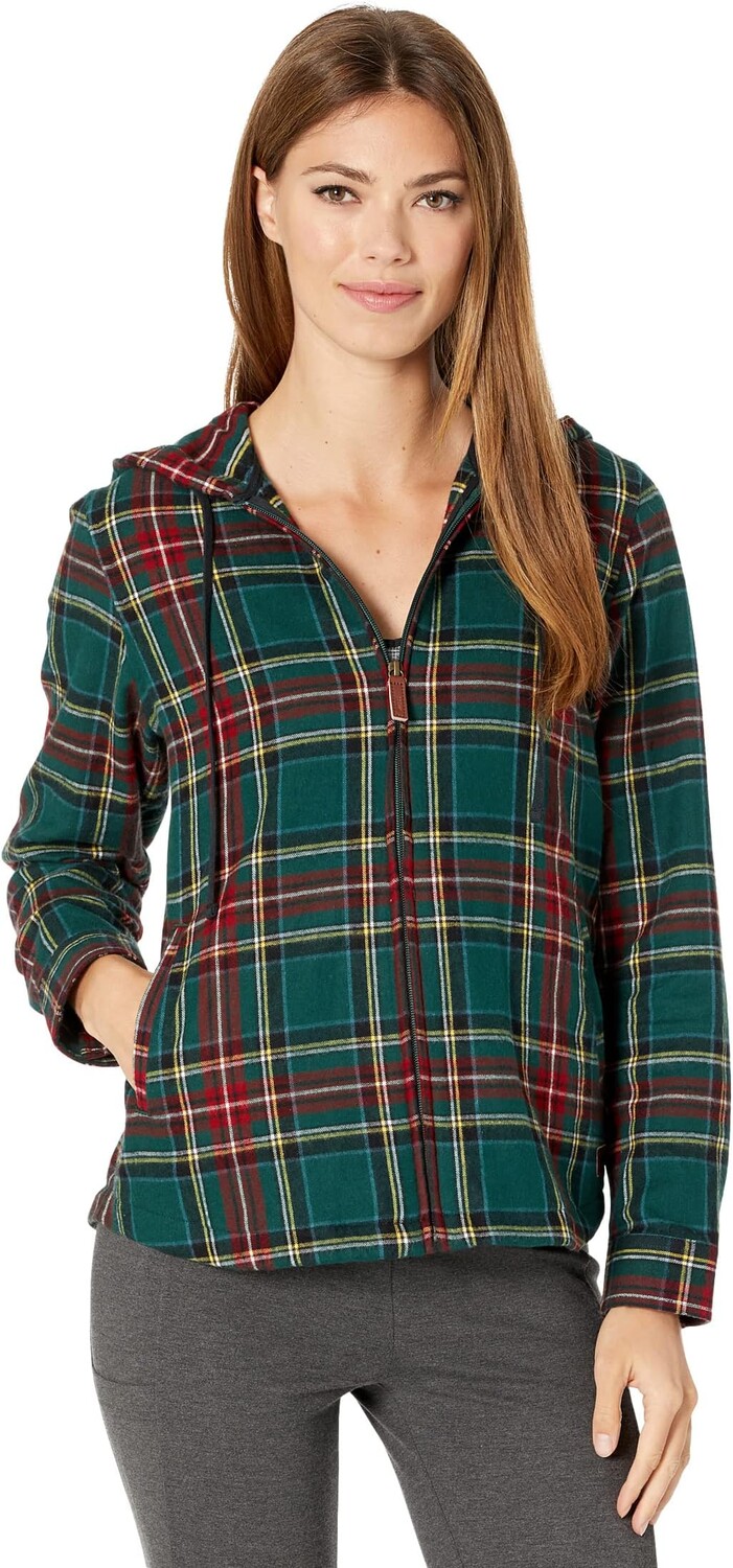 

Толстовка свободного кроя из фланели в шотландскую клетку L.L.Bean, цвет Princess Mary