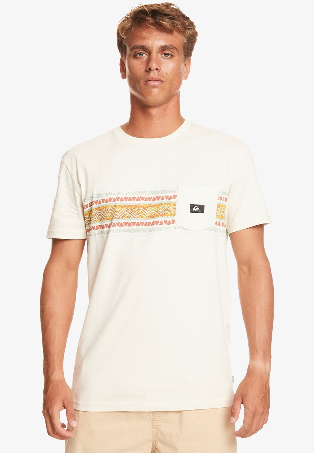 

Футболка с принтом Quiksilver, белый