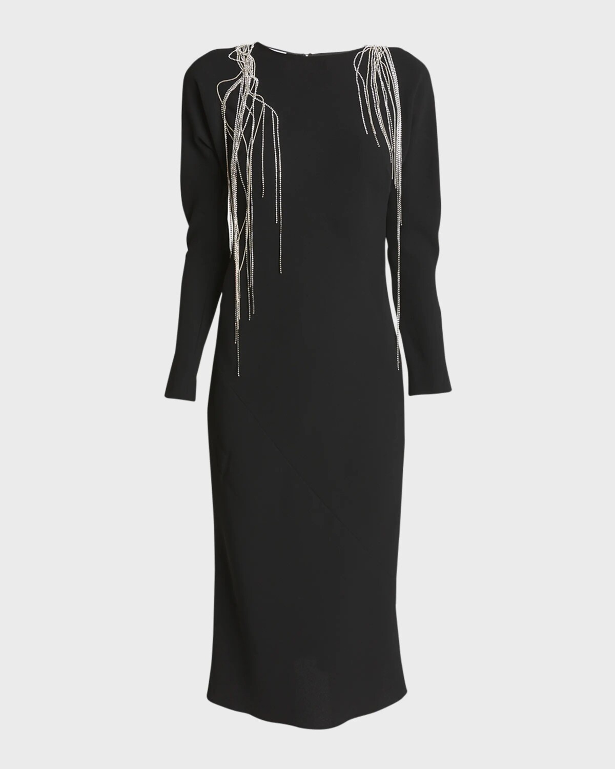 

Платье миди с кристаллами Davion Dries Van Noten, черный
