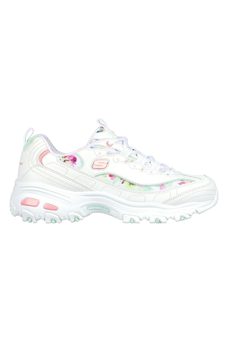 

Спортивные туфли D'Lites F с цветочным узором Skechers, белый
