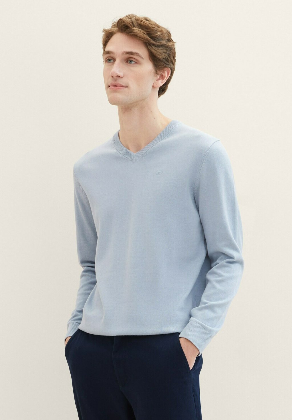 Вязаный свитер TOM TAILOR, цвет foggy blue цена и фото