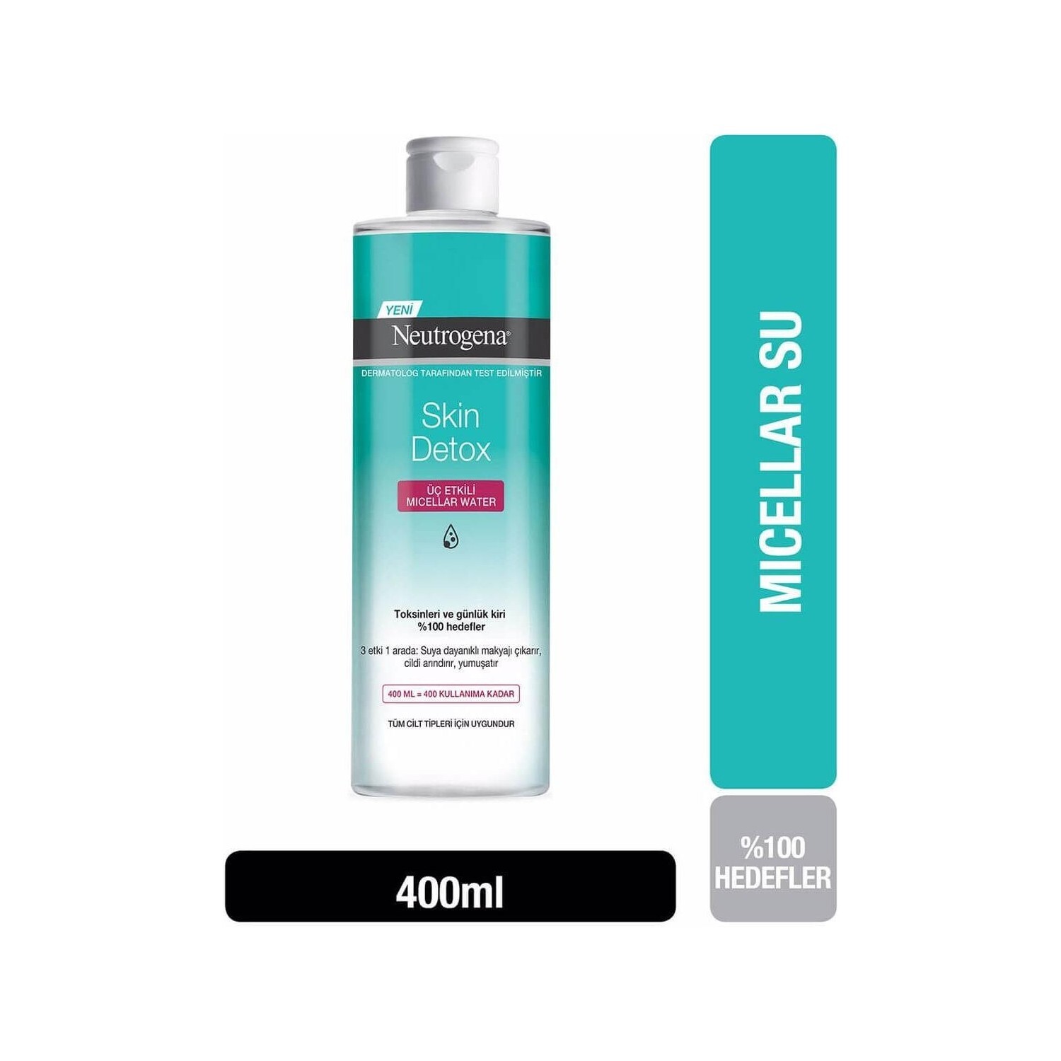 

Neutrogena Средство для снятия макияжа Hydro Boost Tip Micellar 400 мл