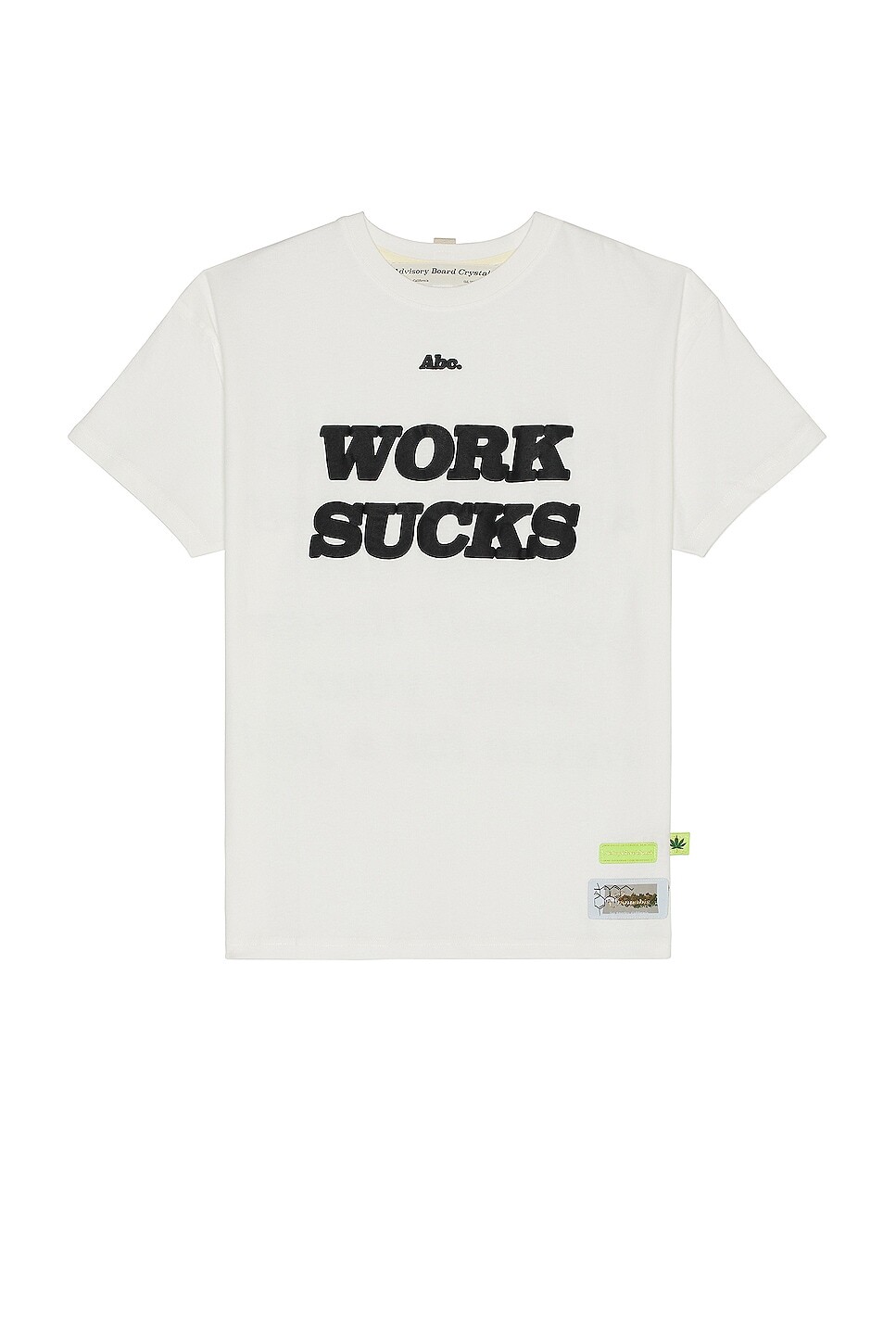 

Футболка Advisory Board Crystals Work Sucks T-shirt, белый