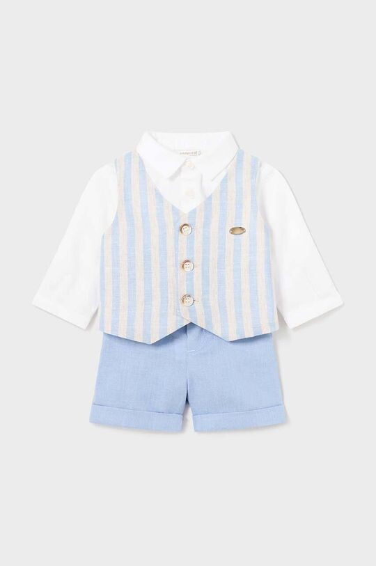 

Mayoral Newborn Комплект из смесового льна, синий