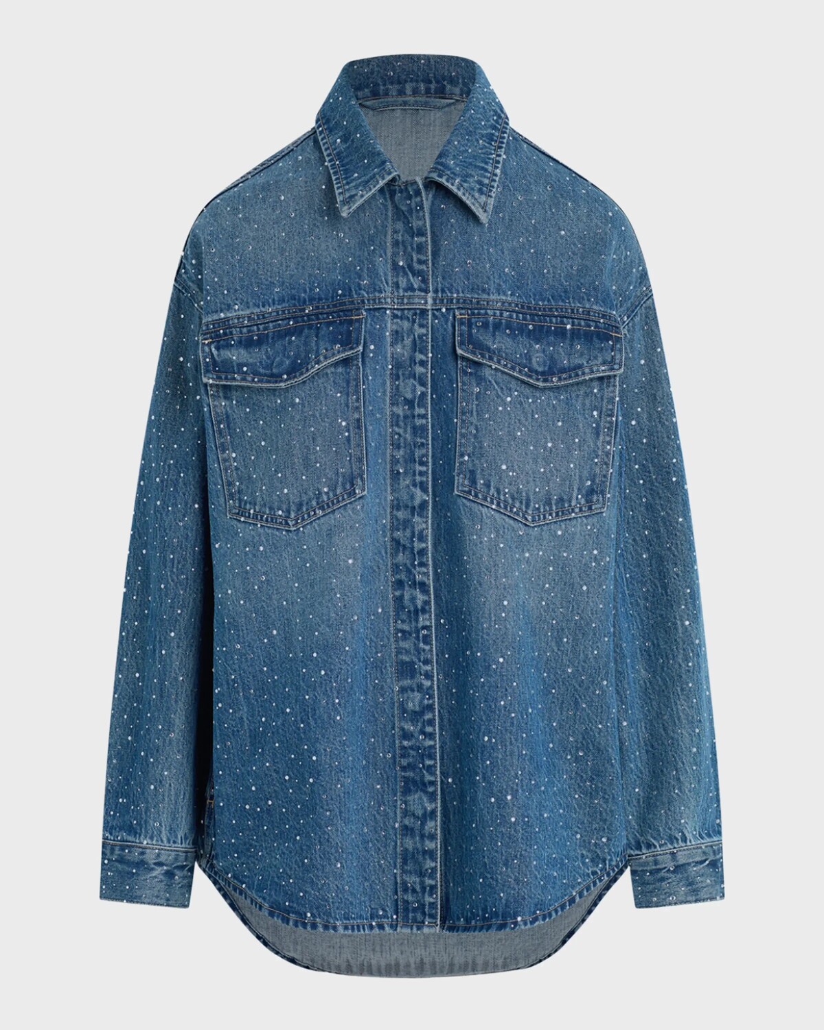 

Джинсовая куртка-рубашка Katrine Joe'S Jeans, цвет Stargaze